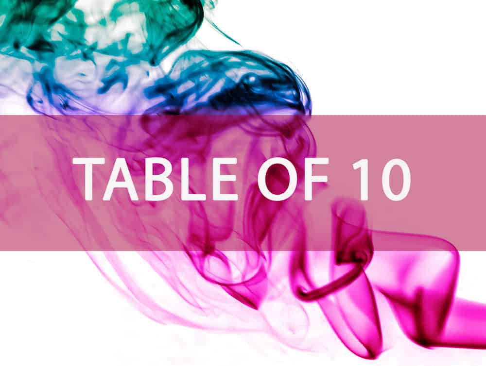 Table of 10